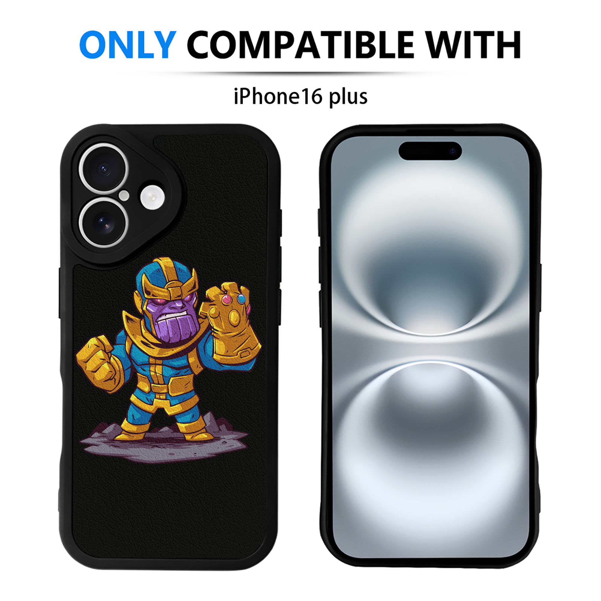 （画像用） アベンジャーズ The Avengers 【iPhone 16シリーズ対応】シリコンスマホケース（レザー調） 材質：シリコン